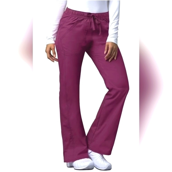 Dickies Pants - NWOT, Dickies EDS Signature Scrub Pants, Low Rise, Straight Leg Drawstring, Pink